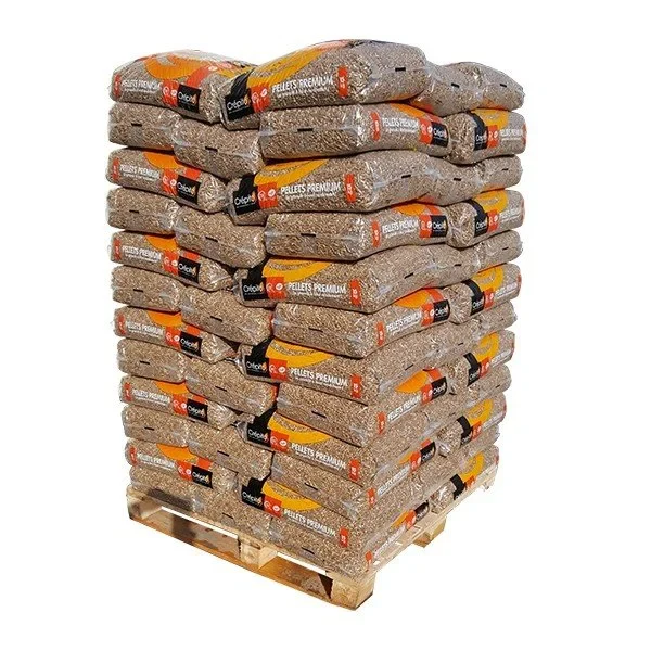 Pellet di legno CREPITO – 1 pallet da 72 sacchi da 15 kg